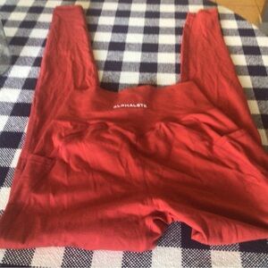 Alphalete Vibrant Red Active Leggings